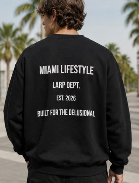 LARP Dept. Miami Lifestyle Crewneck