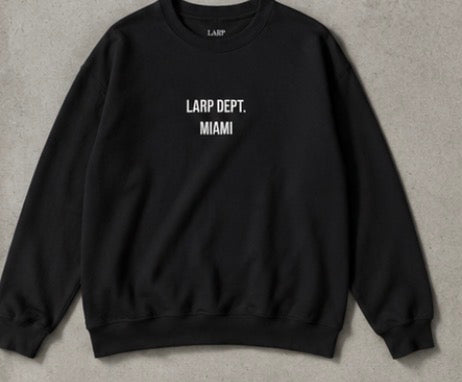 LARP Dept. Miami Lifestyle Crewneck